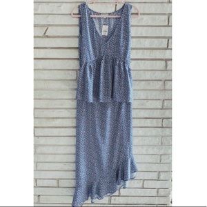 NWT. J.CREW Top and matching Skirt